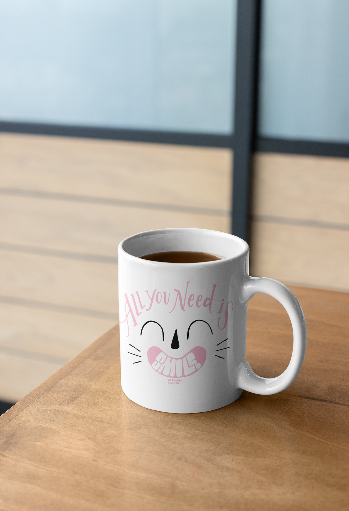 Taza All you need is smile