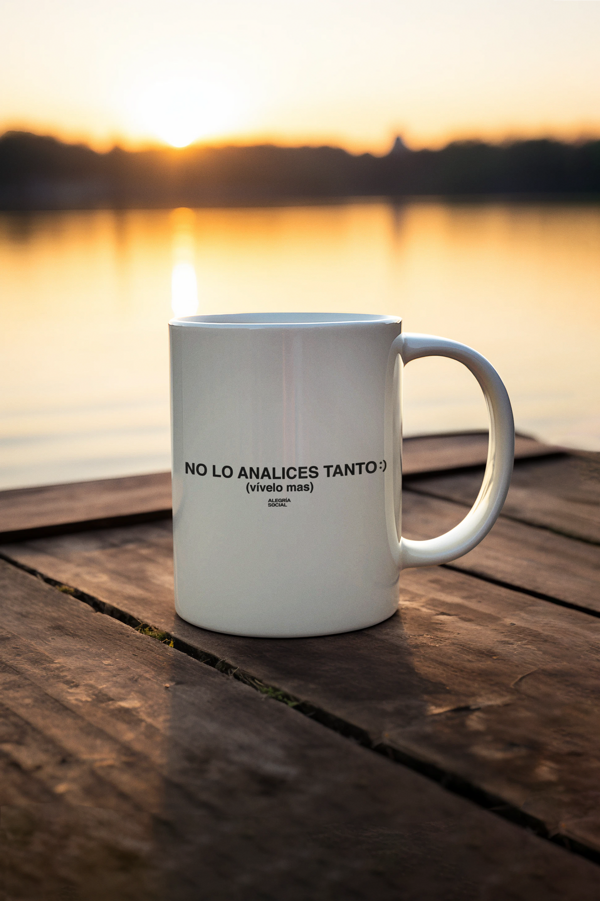 Taza No lo analices tanto