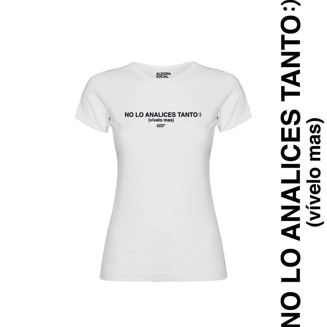Polera Mujer No lo analices tanto