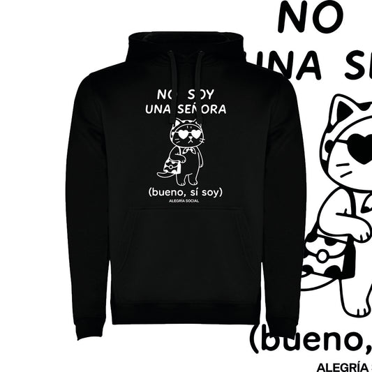 Polerón Unisex No soy un señora gato