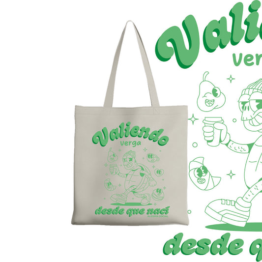 Tote bag Valiendo verga