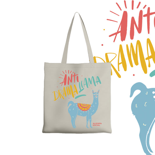 Tote bag Anti drama llama
