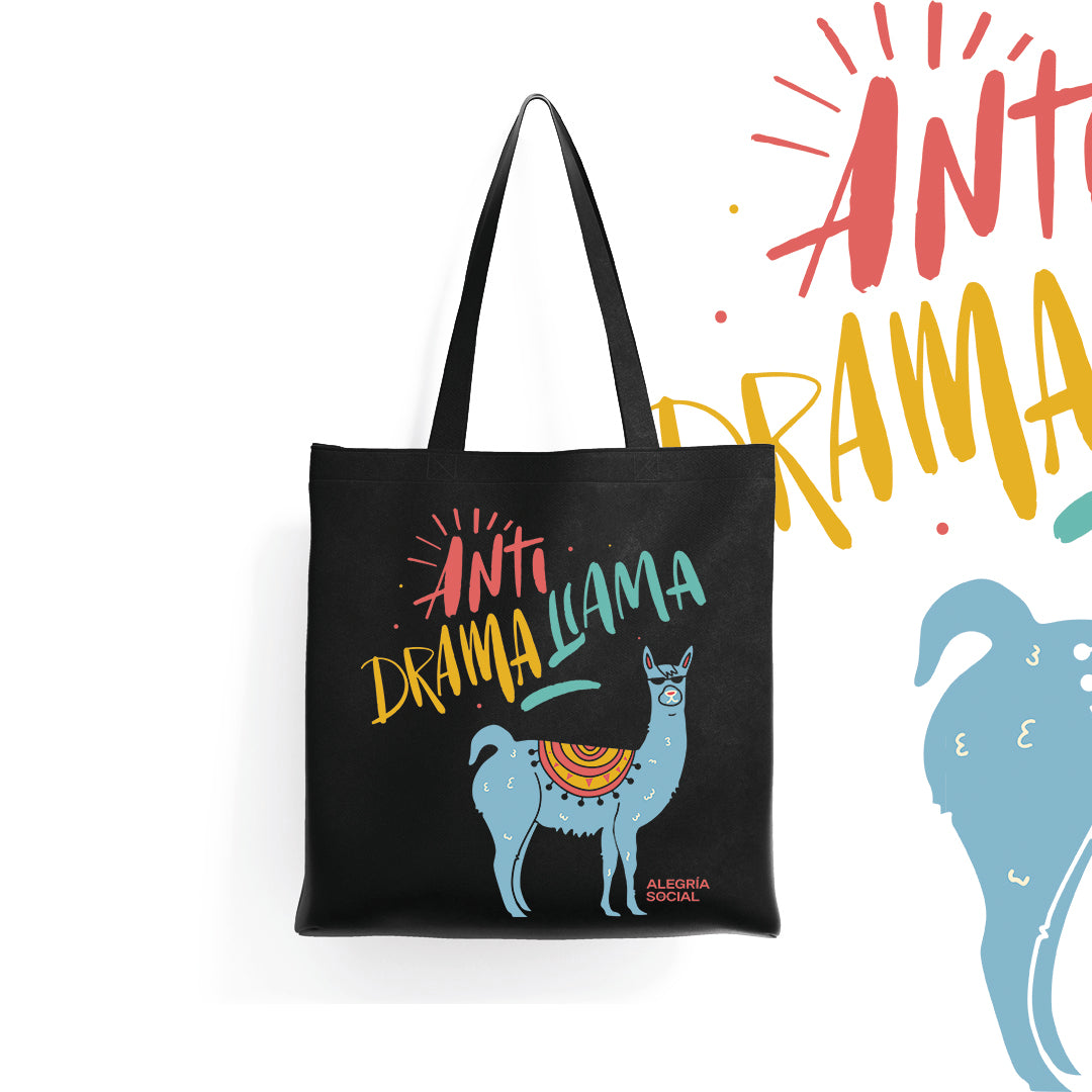 Tote bag Anti drama llama