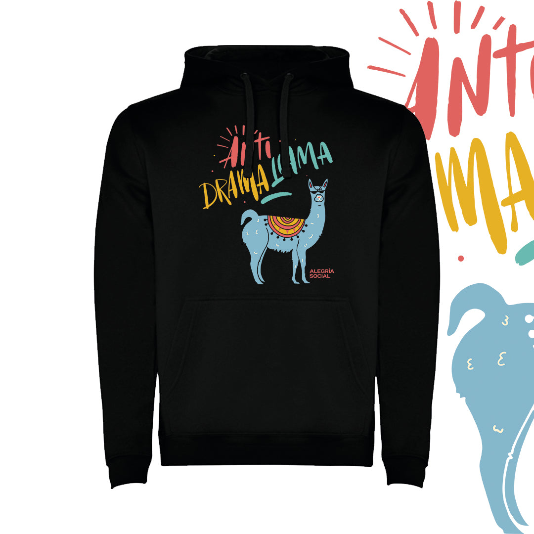 Polerón Unisex Anti drama llama