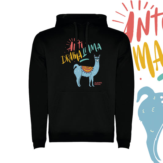 Polerón Unisex Anti drama llama