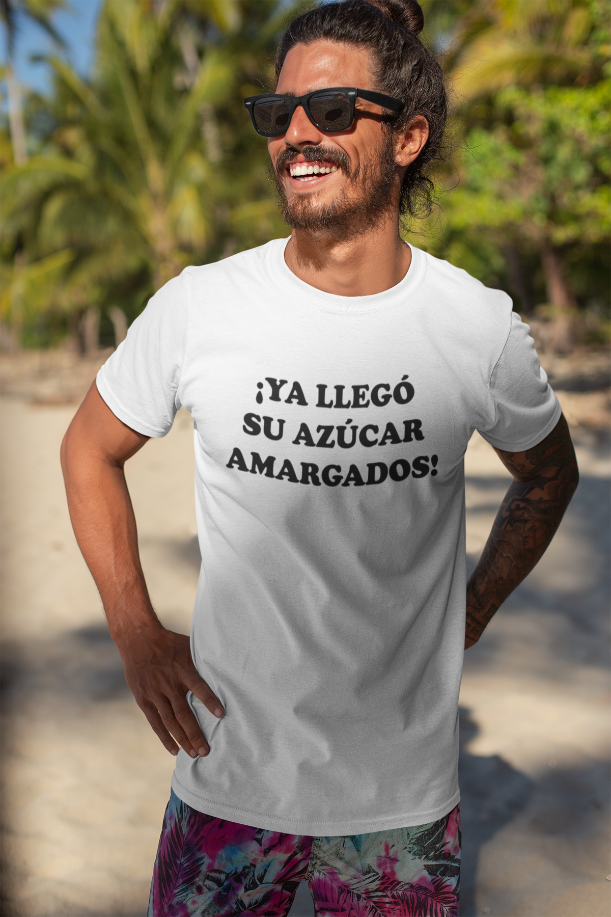 Polera Unisex Ya llego su azúcar amargados