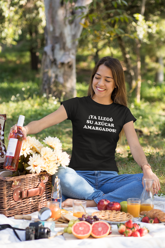 Polera Mujer Llego su azúcar amargados