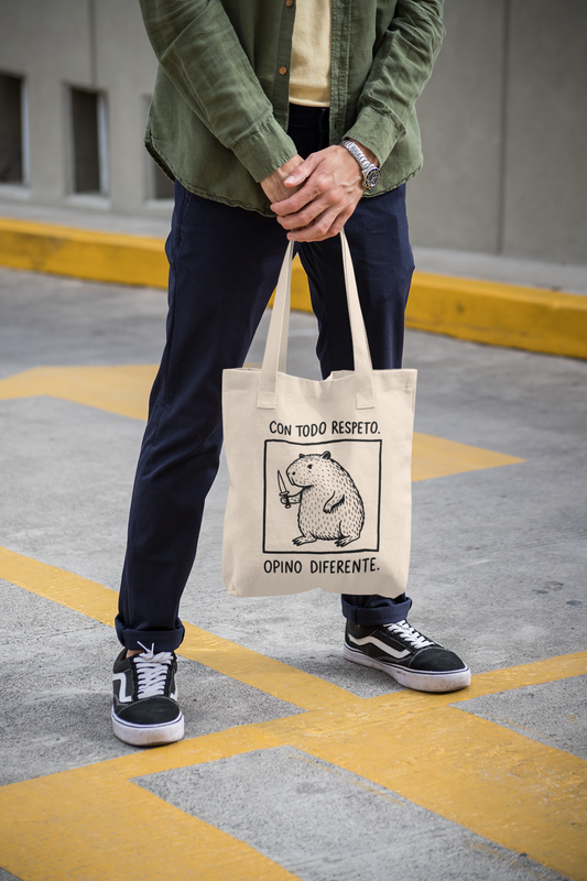 Tote bag Con todo respeto