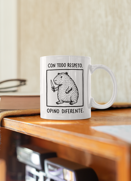Taza Con todo respeto