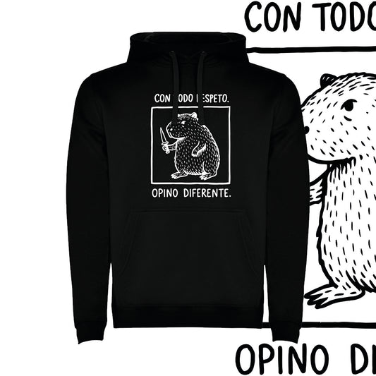 Polerón Unisex Con todo respeto