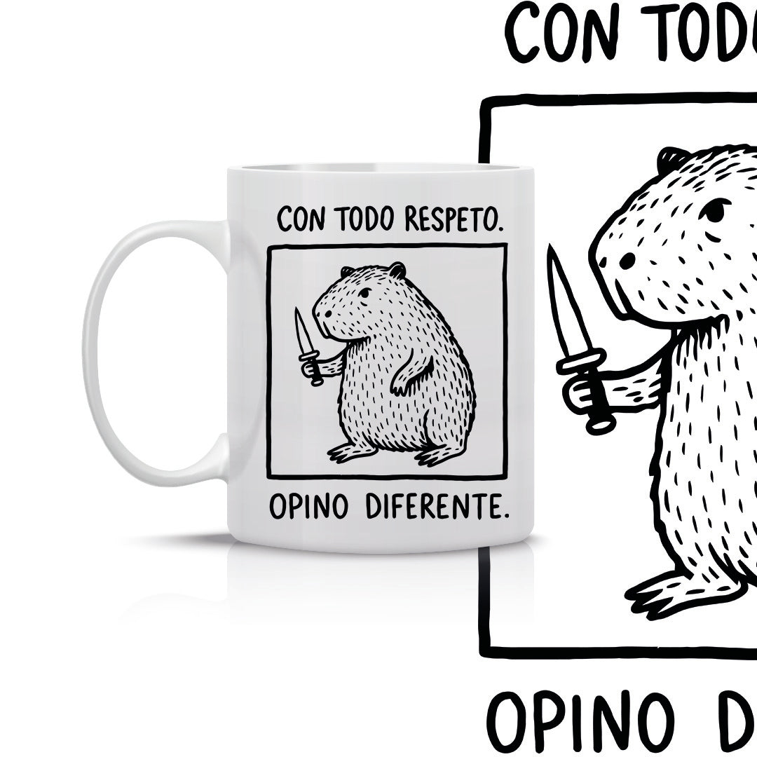 Taza Con todo respeto