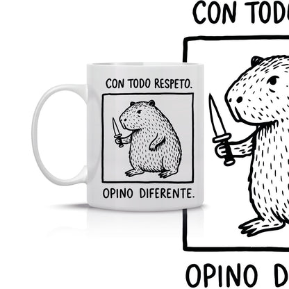 Taza Con todo respeto