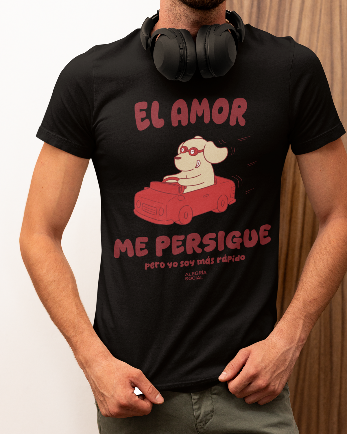 Polera Unisex El amor me persige