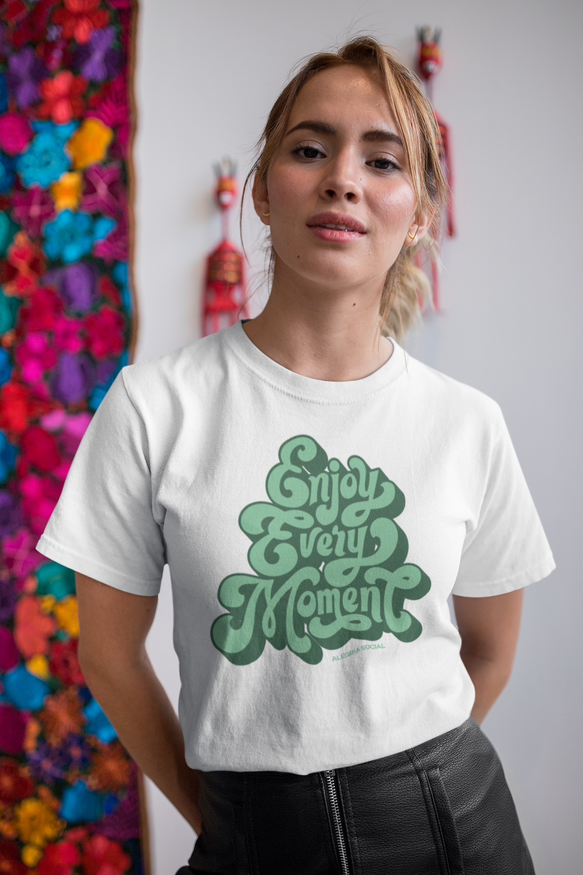 Polera Mujer Enjoy every moment