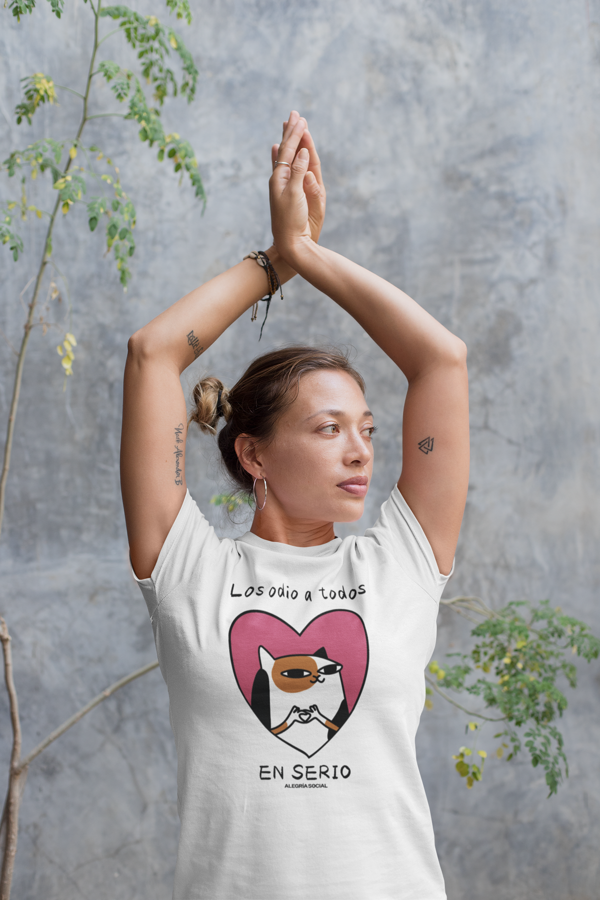 Polera Mujer Los odio a todos