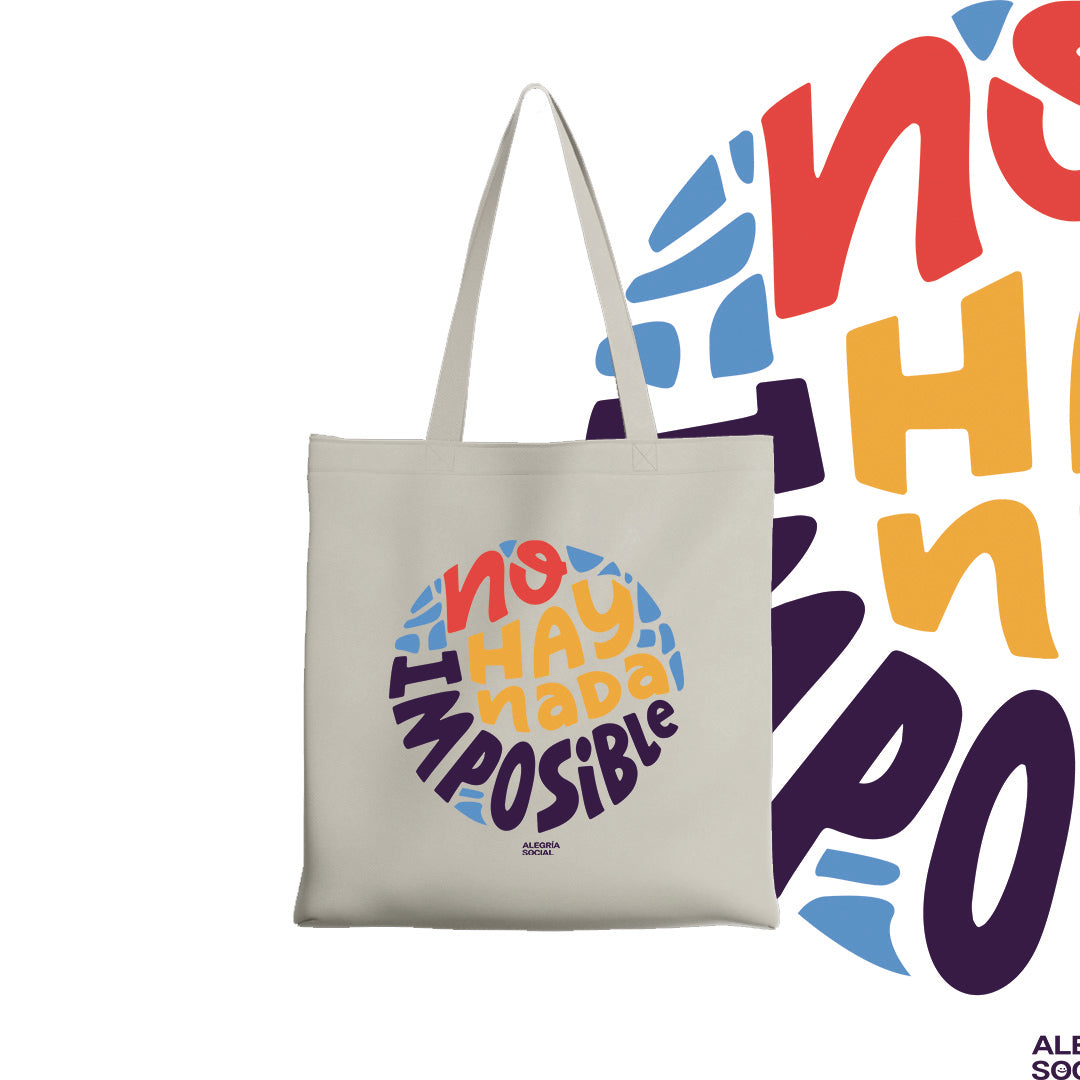 Tote bag No hay nada imposible