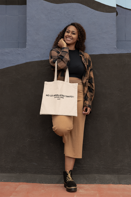 Tote bag No analices tanto