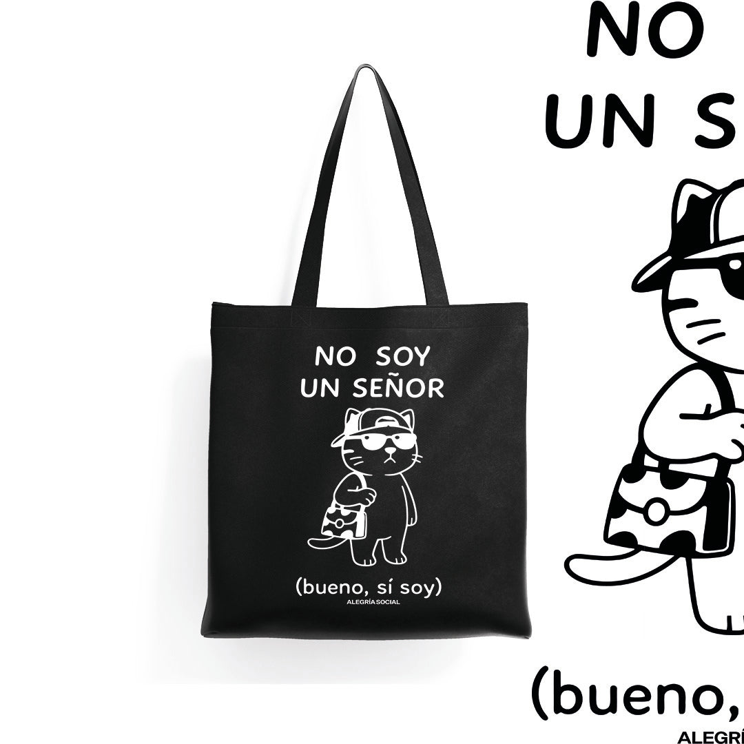 Tote bag No soy un señor