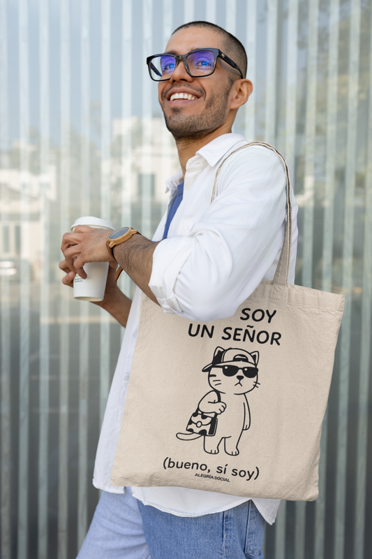 Tote bag No soy un señor