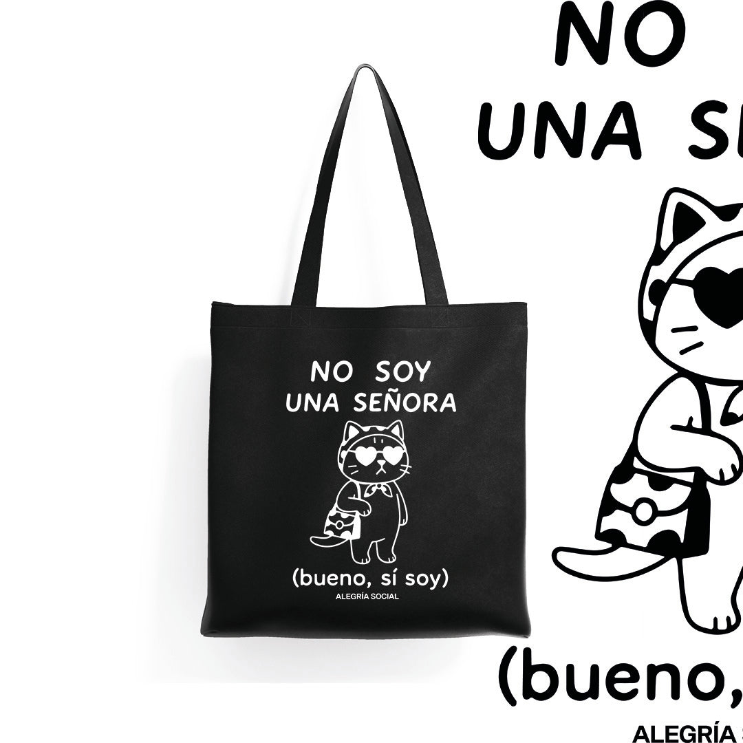Tote bag No soy un señora gata