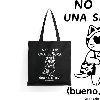 Tote bag No soy un señora gata
