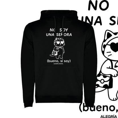 Polerón Unisex No soy un señora gato