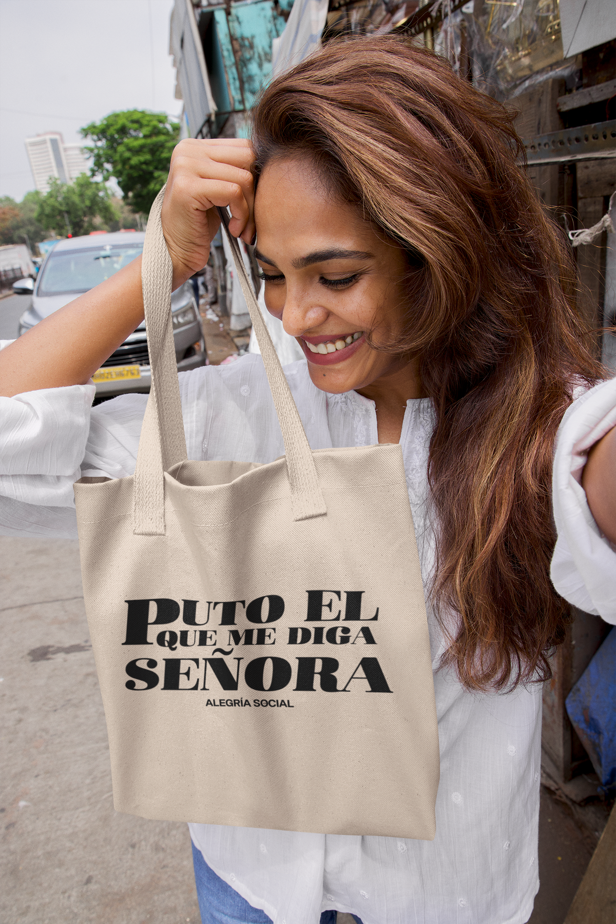 Tote bag Puto el que me diga señora