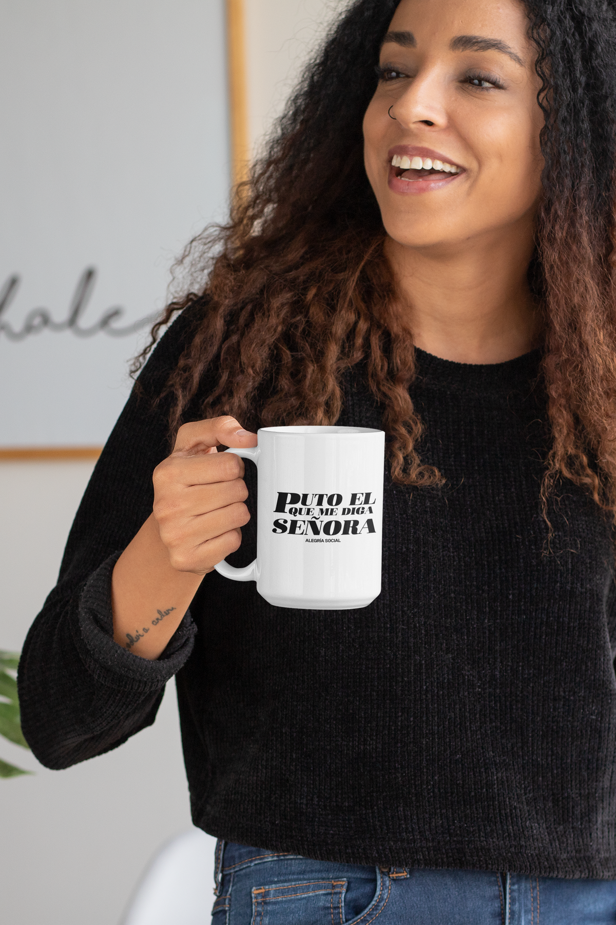 Taza Puto el que me diga señora