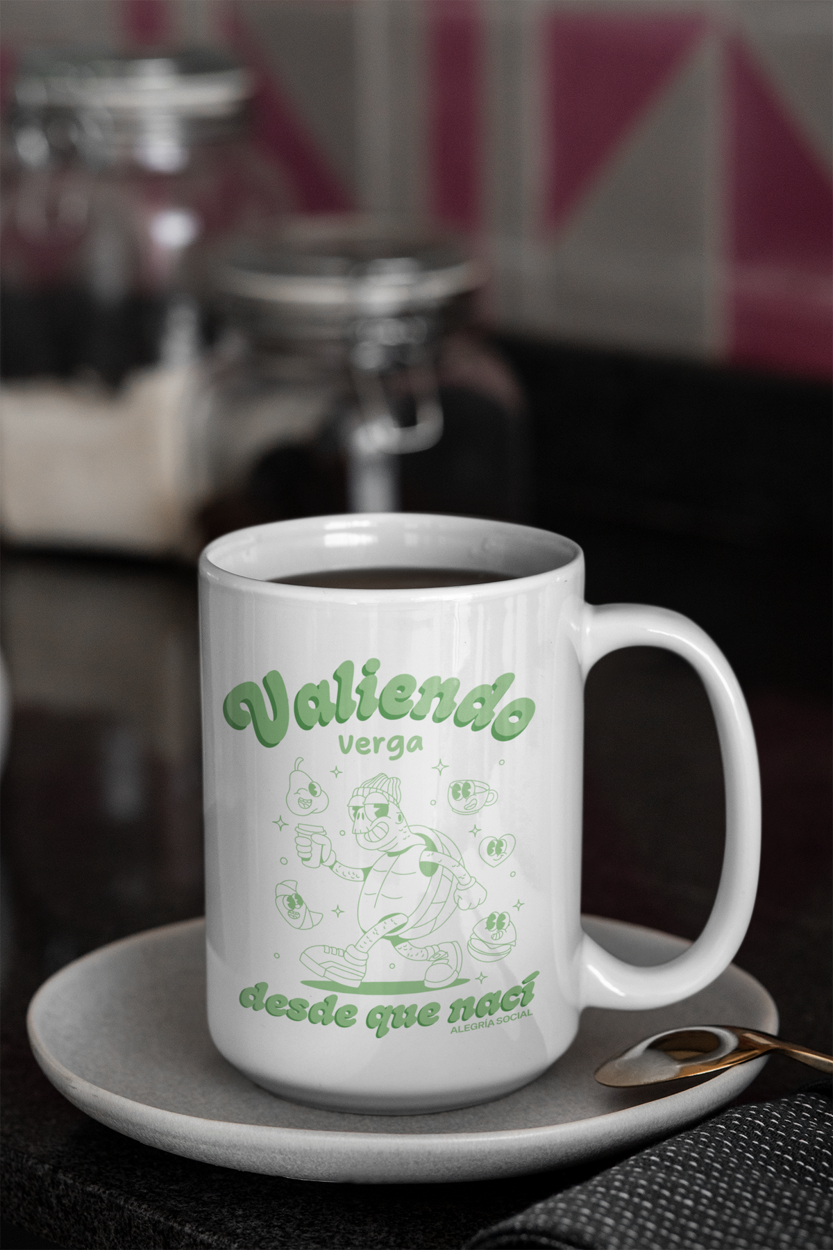 Taza valiendo verga