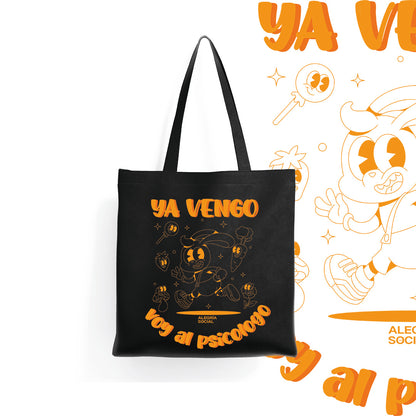 Tote bag Ya vengo Voy al psicologo