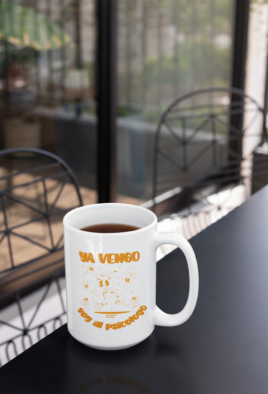 Taza Ya vengo voy al psicologo