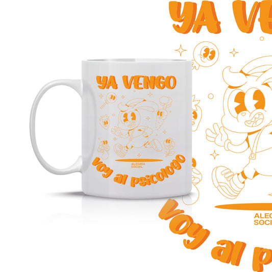 Taza Ya vengo voy al psicologo