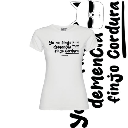 Polera Mujer finjo cordura