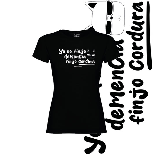 Polera Mujer finjo cordura